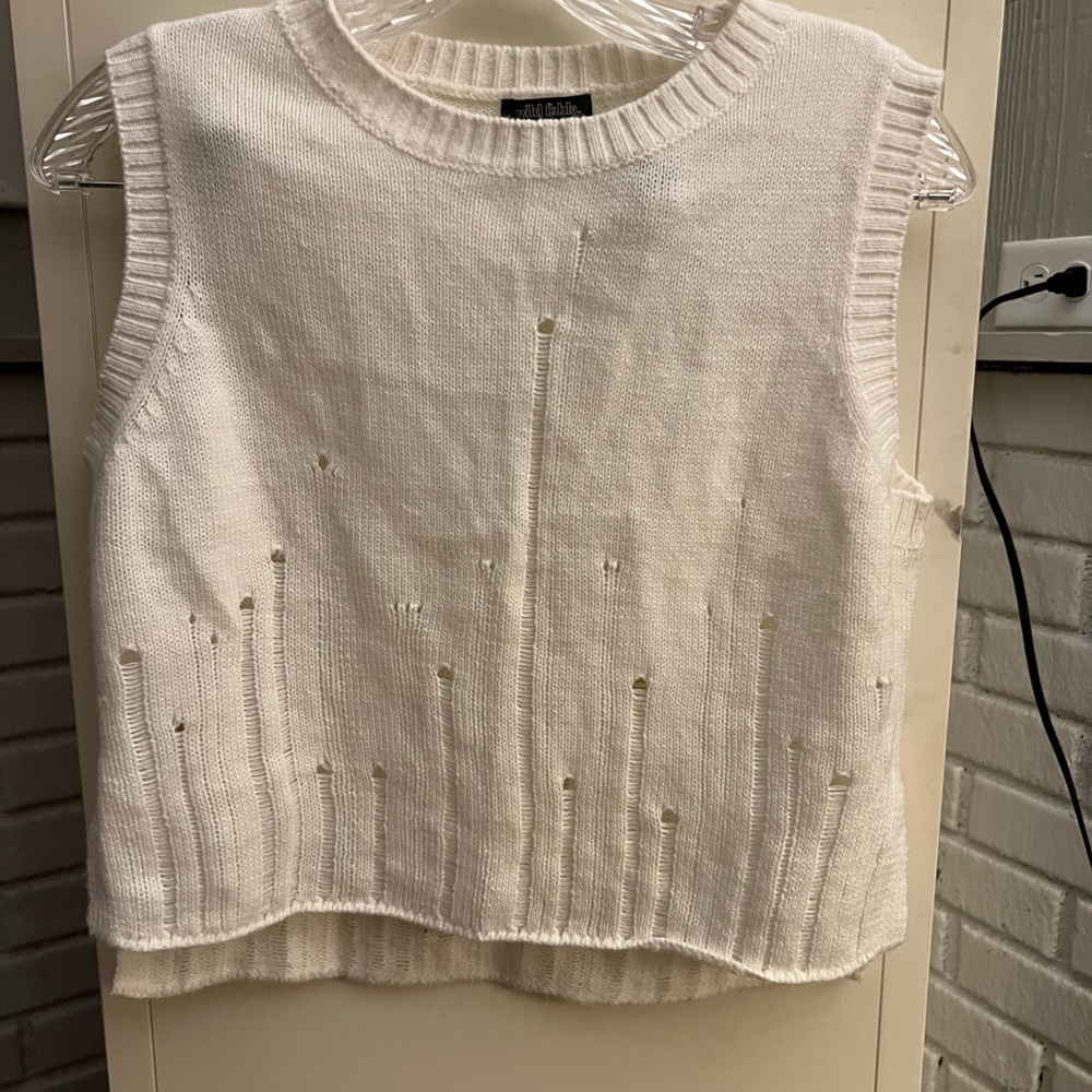 Wild Fable Ivory Knit Top
